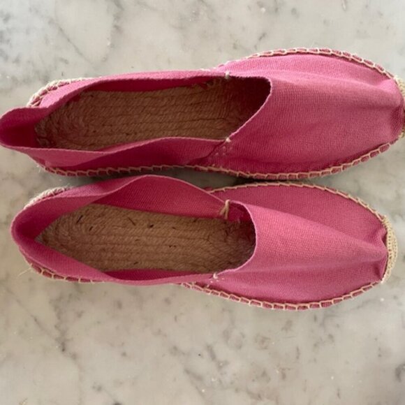 COSIDO A MANO Espadrille Loafers Size 36 Pink NWOT - Picture 3 of 13